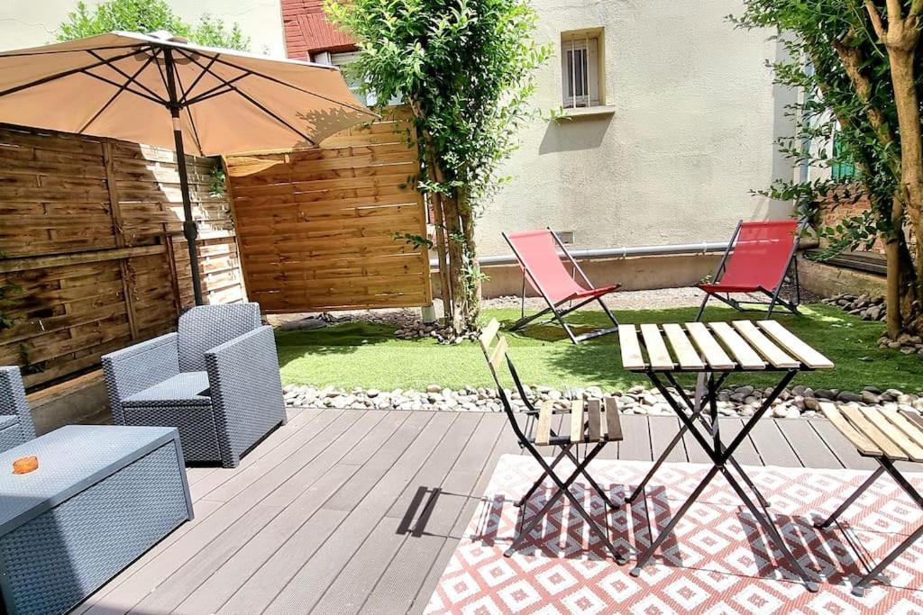 T2 Cosy & Garden - Hypercentre - Gare - Wifi Apartamento Toulouse Exterior foto